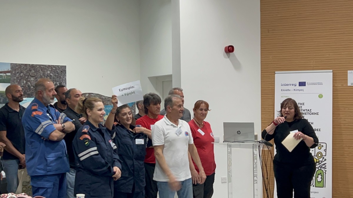 Με ιδιαίτερα μεγάλη συμμετοχή πραγματοποιήθηκε το Διακρατικό Εργαστήριο Εθελοντών στη Λάρνακα.